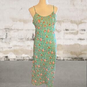 No Frills Los Angeles NWT Women's Midi Floral Dress Size Large